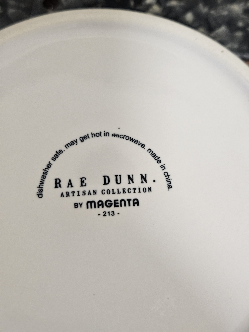 Rae Dunn White Ceramic Pet Bowl with "PURRfect" Text - Picture 6 of 7